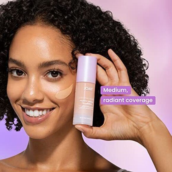 JOAH Crystal Glow Peptide-Infused Foundation, 2-in-1 Very Fair Cool FC010 - Picture 4 of 7